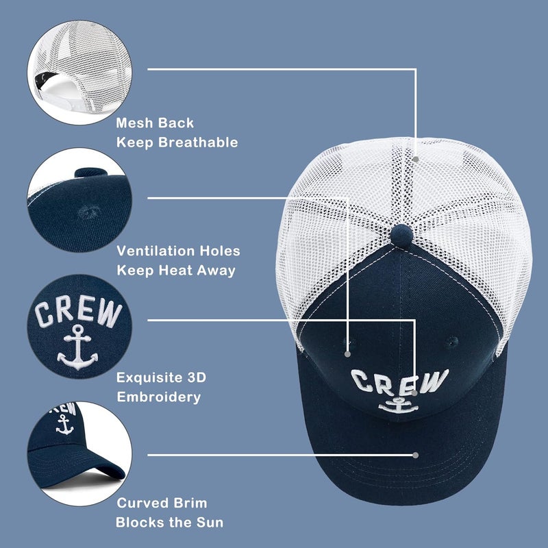 singwe Outdoor Hat Captain Hats Hunting Hat Biggfoot Hat Mountain Baseball Cap Sailing Trucker Hat for Men Women - Image 4